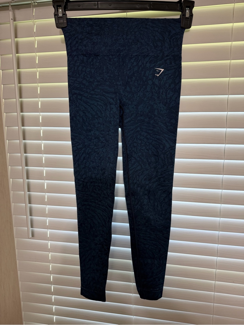 Gymshark Blue Animal Print High Waisted Leggings